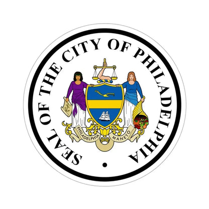 Seal of Philadelphia Pennsylvania USA STICKER Vinyl Die-Cut Decal 3 Inch - The Sticker Space