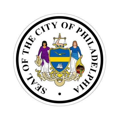 Seal of Philadelphia Pennsylvania USA STICKER Vinyl Die-Cut Decal 5 Inch - The Sticker Space