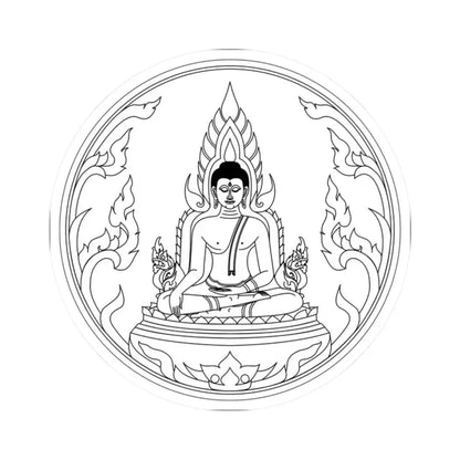 Seal of Phitsanulok Province without the name of province (Thailand) STICKER Vinyl Kiss-Cut Decal 2 Inch White - The Sticker Space