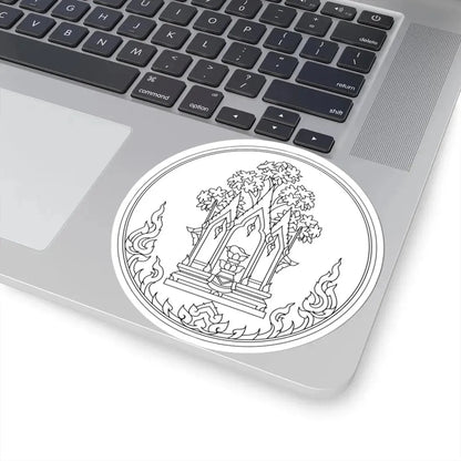 Seal of Phra Nakhon Si Ayutthaya Province (Thailand) STICKER Vinyl Kiss-Cut Decal - The Sticker Space