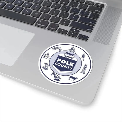 Seal of Polk County Florida (United States) STICKER Vinyl Kiss-Cut Decal - The Sticker Space