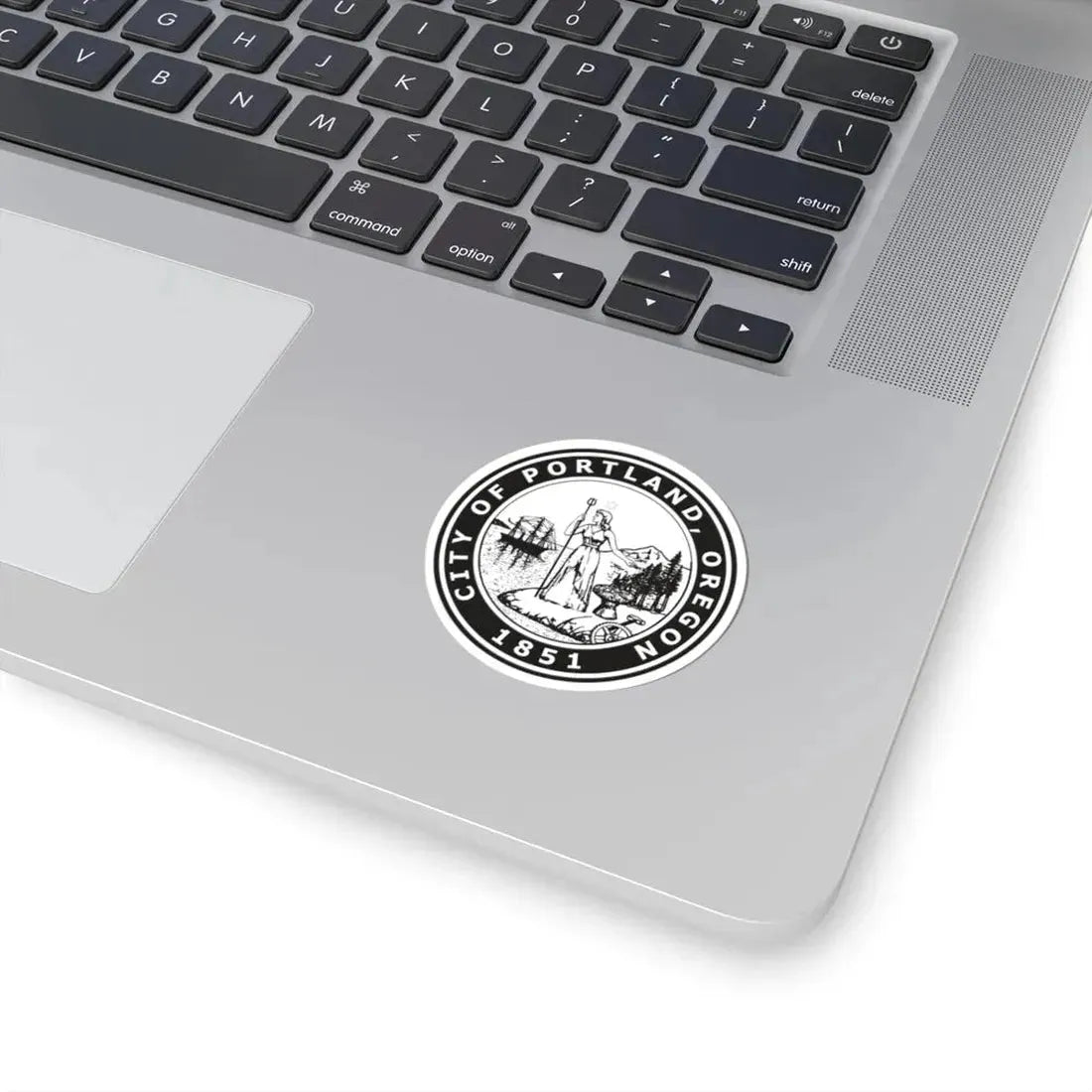 Seal of Portland Oregon (United States) STICKER Vinyl Kiss-Cut Decal - The Sticker Space