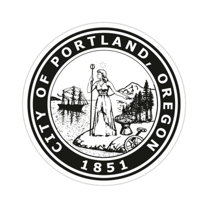 Seal of Portland Oregon USA STICKER Vinyl Die-Cut Decal-2 Inch-The Sticker Space