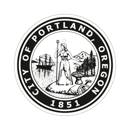 Seal of Portland Oregon USA STICKER Vinyl Die-Cut Decal-6 Inch-The Sticker Space