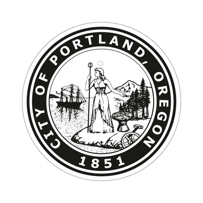 Seal of Portland Oregon USA STICKER Vinyl Die-Cut Decal 6 Inch - The Sticker Space