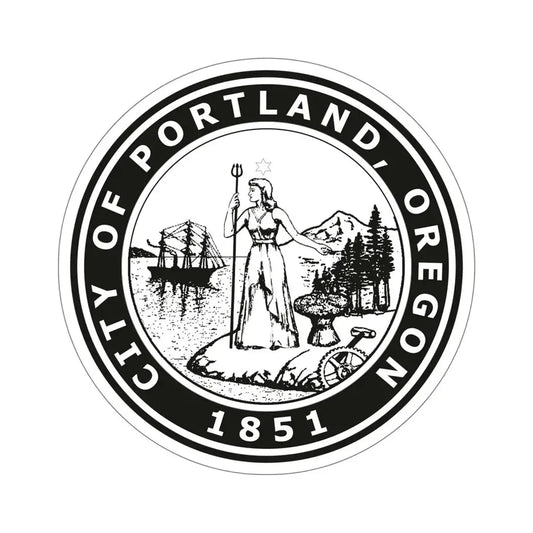 Seal of Portland Oregon USA STICKER Vinyl Die-Cut Decal 6 Inch - The Sticker Space
