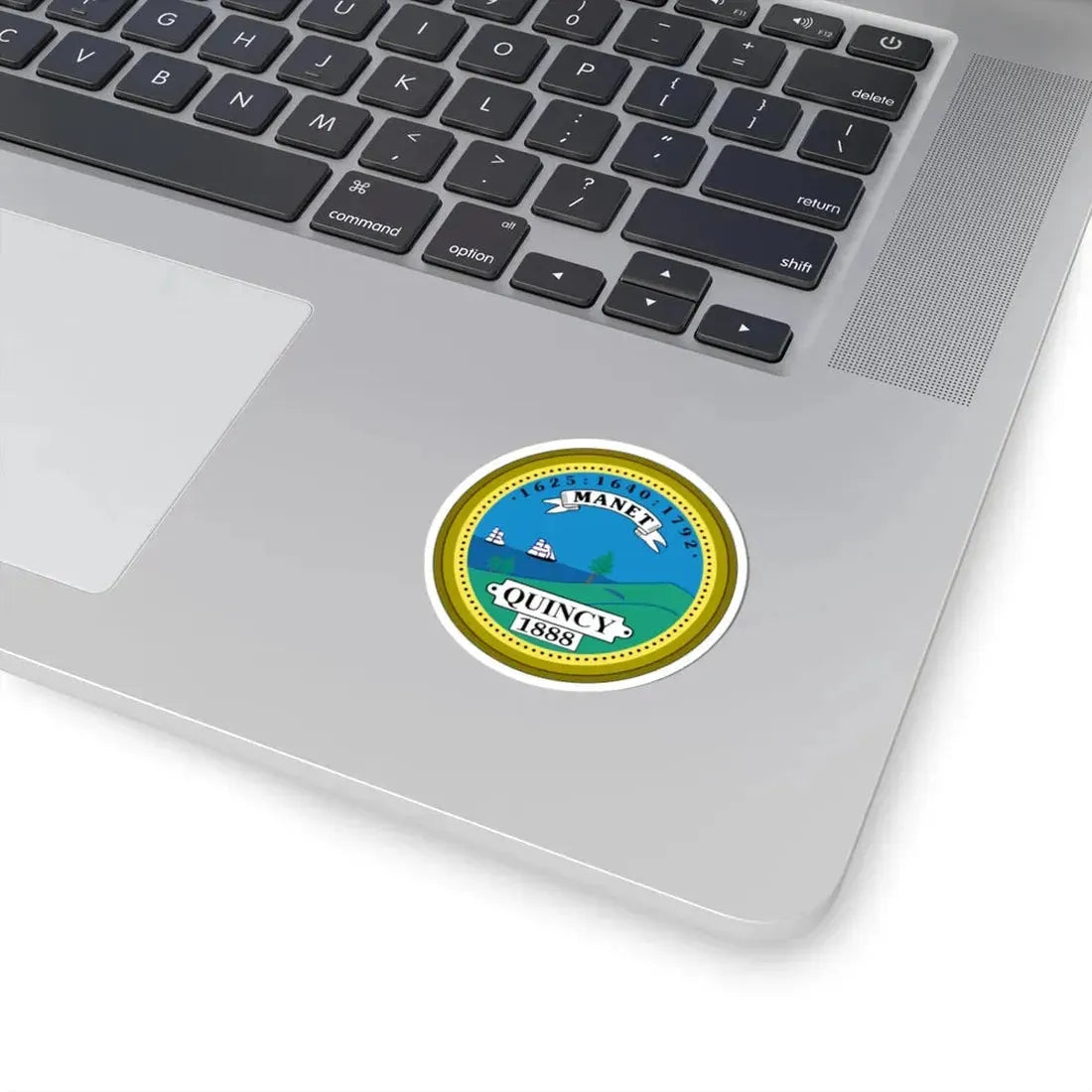 Seal of Quincy Massachusetts (United States) STICKER Vinyl Kiss-Cut Decal - The Sticker Space