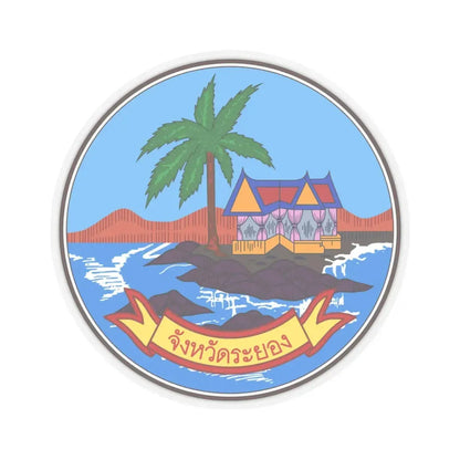 Seal of Rayong (Thailand) STICKER Vinyl Kiss-Cut Decal 3 Inch Transparent - The Sticker Space