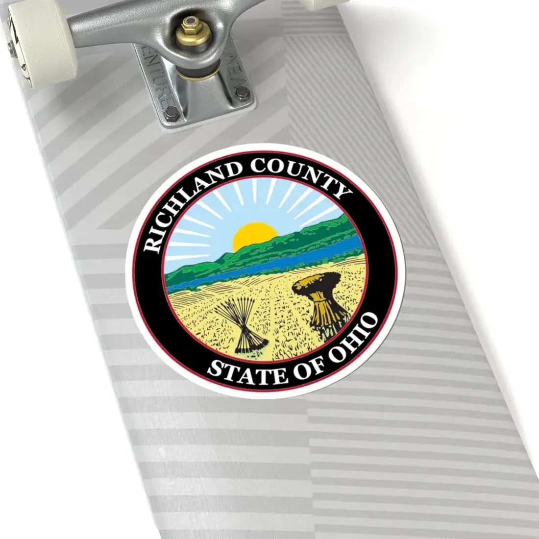 Seal of Richland County Ohio (United States) STICKER Vinyl Kiss-Cut Decal - The Sticker Space