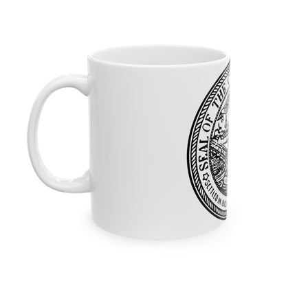 Seal of Rochester New York - White Coffee Mug-The Sticker Space