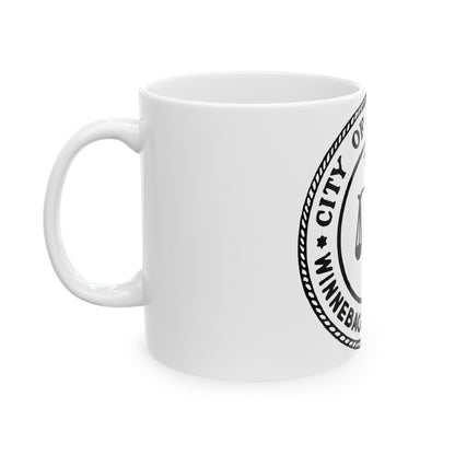 Seal of Rockford Illinois - White Coffee Mug-The Sticker Space