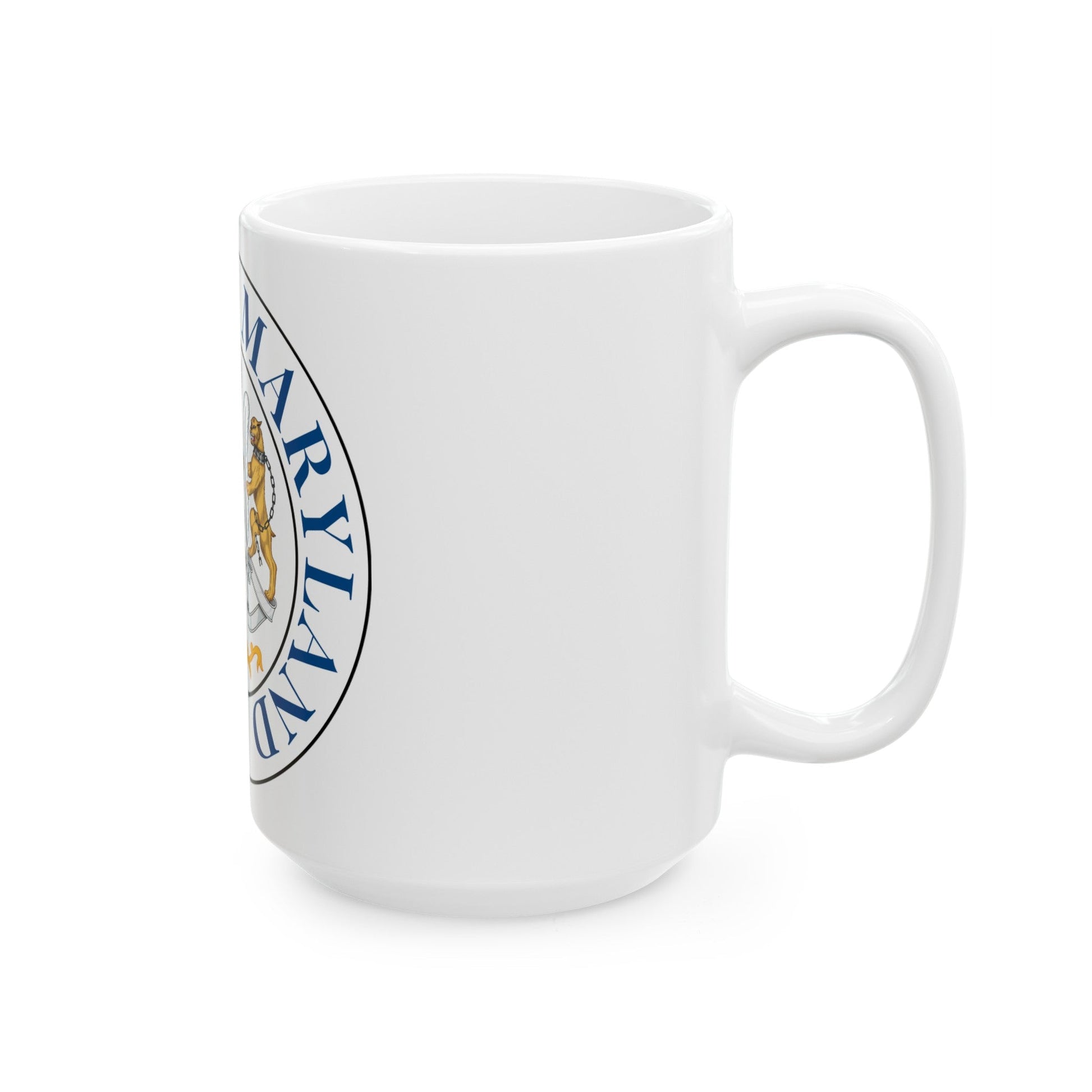 Seal of Rockville Maryland - White Coffee Mug-The Sticker Space