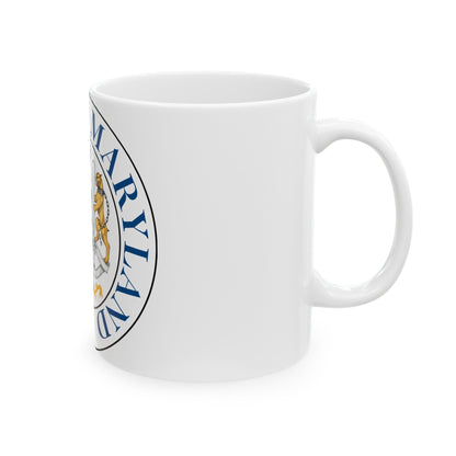 Seal of Rockville Maryland - White Coffee Mug-The Sticker Space