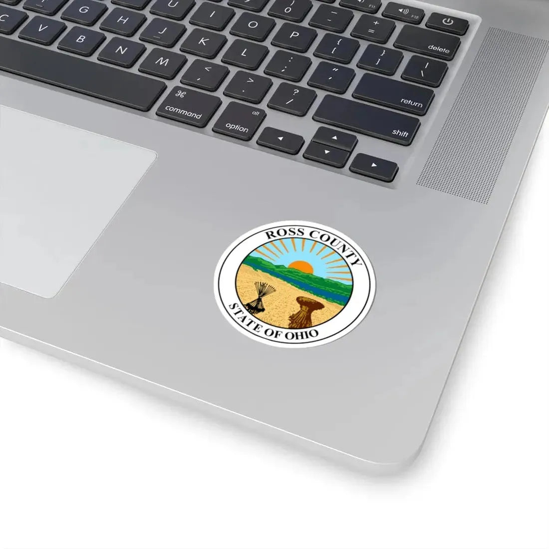 Seal of Ross County Ohio (United States) STICKER Vinyl Kiss-Cut Decal - The Sticker Space