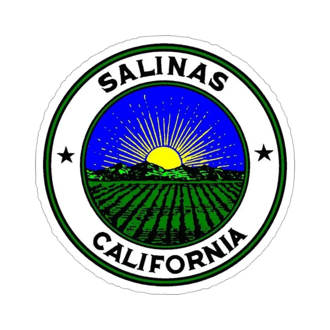 Seal of Salinas California USA STICKER Vinyl Die-Cut Decal 3 Inch - The Sticker Space