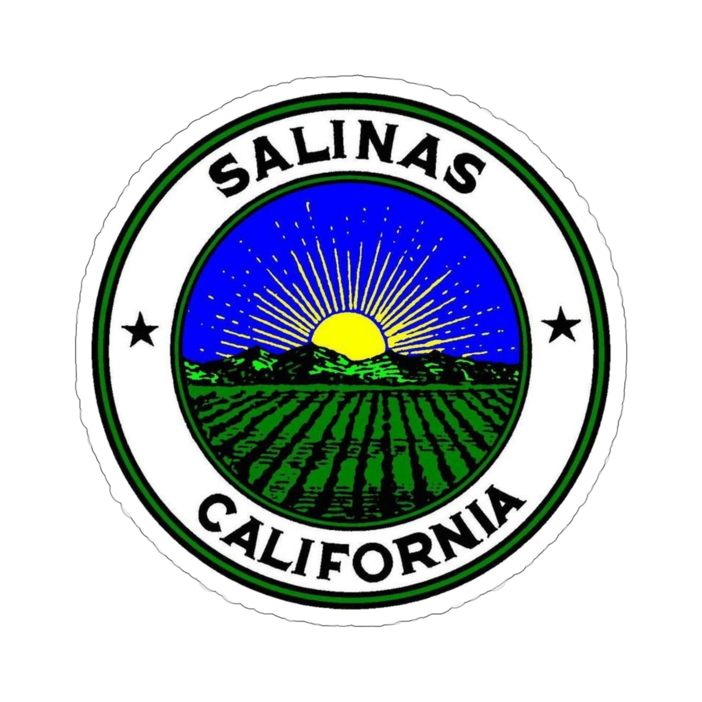 Seal of Salinas California USA STICKER Vinyl Die-Cut Decal-6 Inch-The Sticker Space