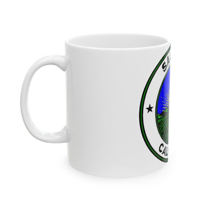 Seal of Salinas California - White Coffee Mug-The Sticker Space