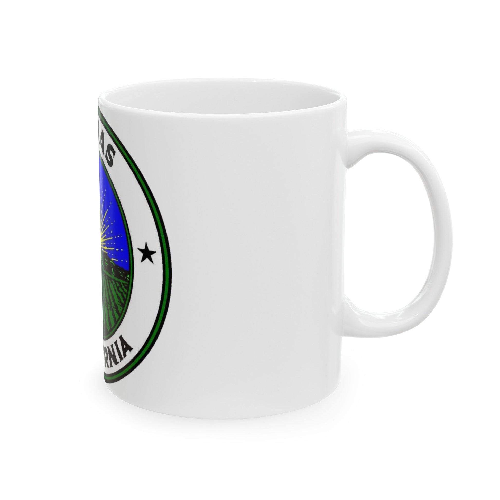 Seal of Salinas California - White Coffee Mug-The Sticker Space