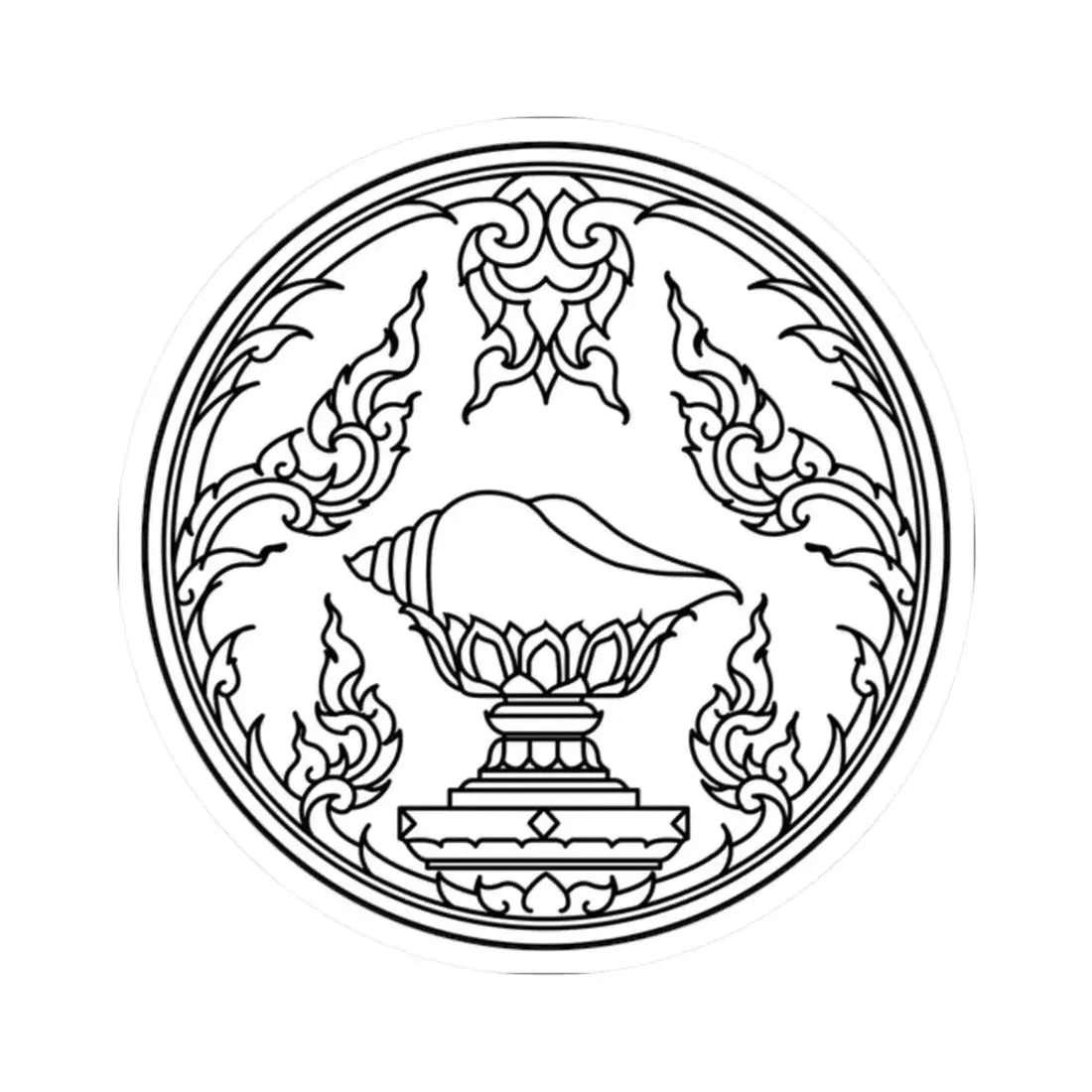 Seal of Songkhla (Thailand) STICKER Vinyl Kiss-Cut Decal 2 Inch White - The Sticker Space