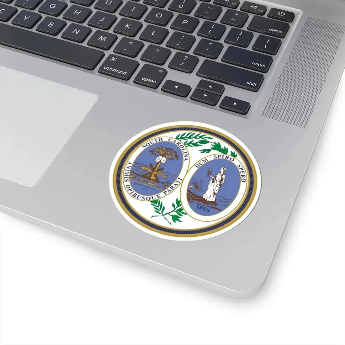 Seal of South Carolina Alternative (United States) STICKER Vinyl Kiss-Cut Decal - The Sticker Space