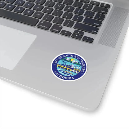 Seal of South San Francisco California - STICKER Vinyl Kiss-Cut Decal - The Sticker Space