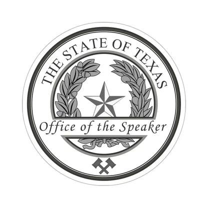 Seal of Speaker of the House of Texas STICKER Vinyl Die-Cut Decal 3 Inch - The Sticker Space