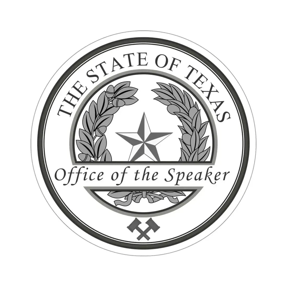 Seal of Speaker of the House of Texas STICKER Vinyl Die-Cut Decal 4 Inch - The Sticker Space