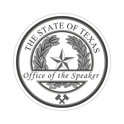 Seal of Speaker of the House of Texas STICKER Vinyl Die-Cut Decal 4 Inch - The Sticker Space