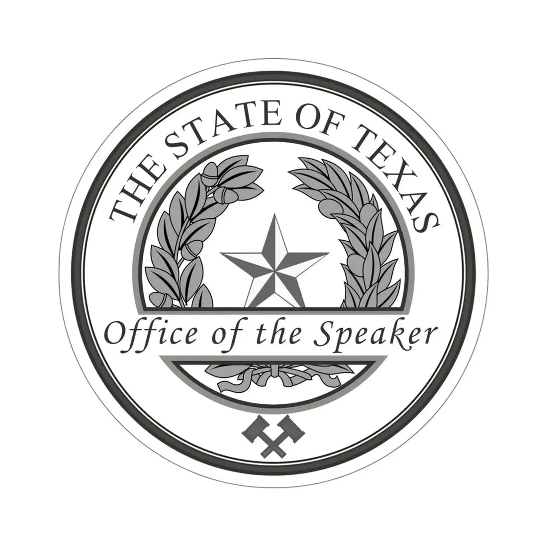 Seal of Speaker of the House of Texas STICKER Vinyl Die-Cut Decal 5 Inch - The Sticker Space