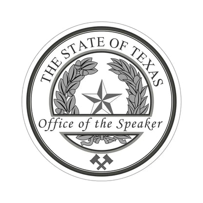 Seal of Speaker of the House of Texas STICKER Vinyl Die-Cut Decal 6 Inch - The Sticker Space