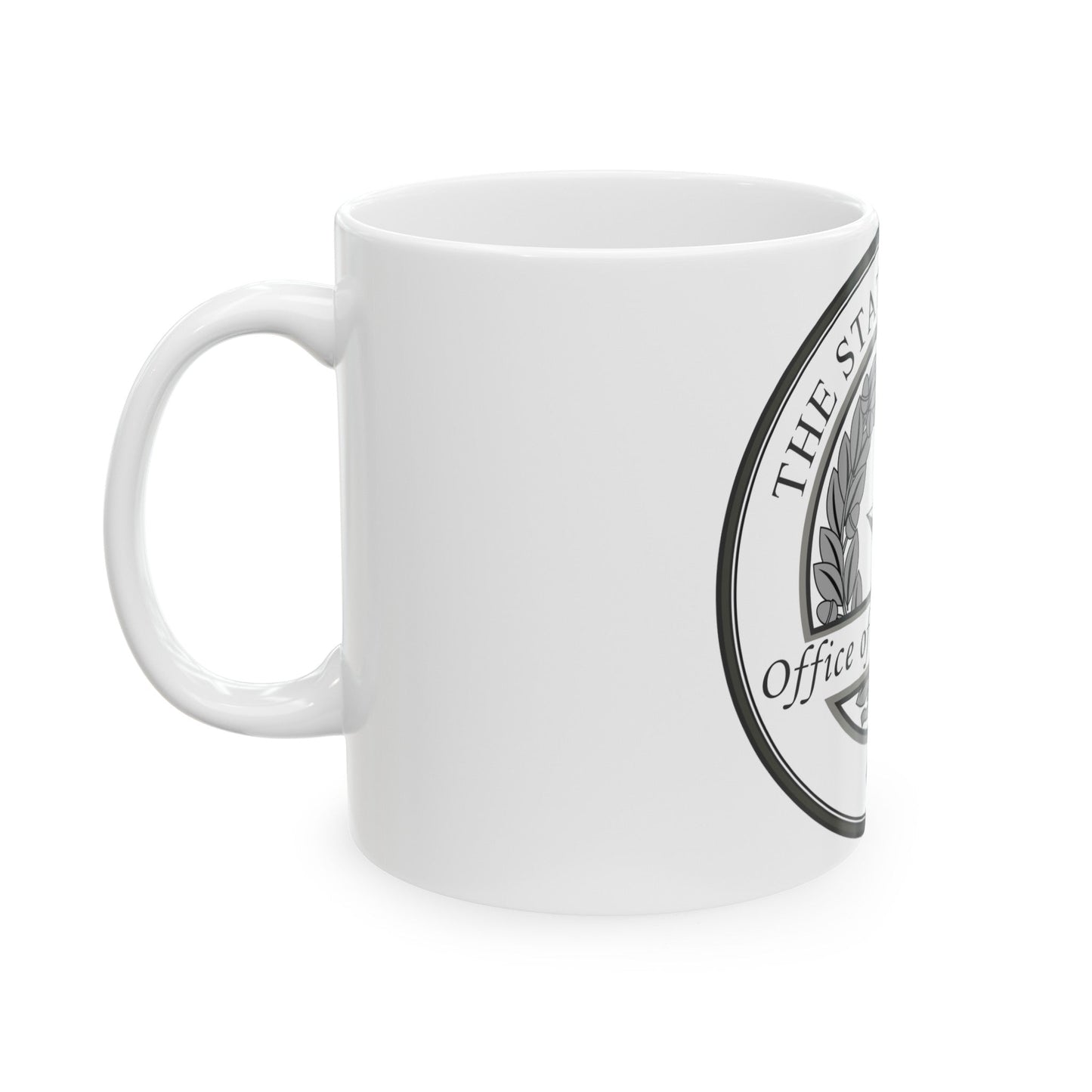 Seal of Speaker of the House of Texas - White Coffee Mug-The Sticker Space