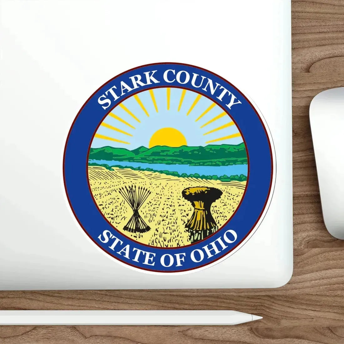 Seal of Stark County, Ohio USA STICKER Vinyl Die-Cut Decal - The Sticker Space
