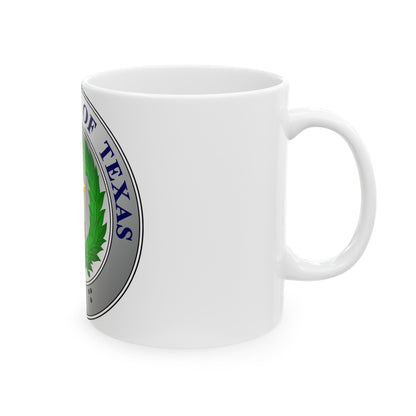 Seal of State Senate of Texas - White Coffee Mug-The Sticker Space