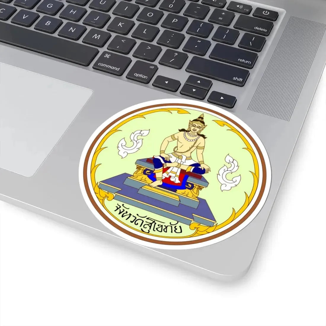 Seal of Sukhothai Province color version (Thailand) STICKER Vinyl Kiss-Cut Decal - The Sticker Space