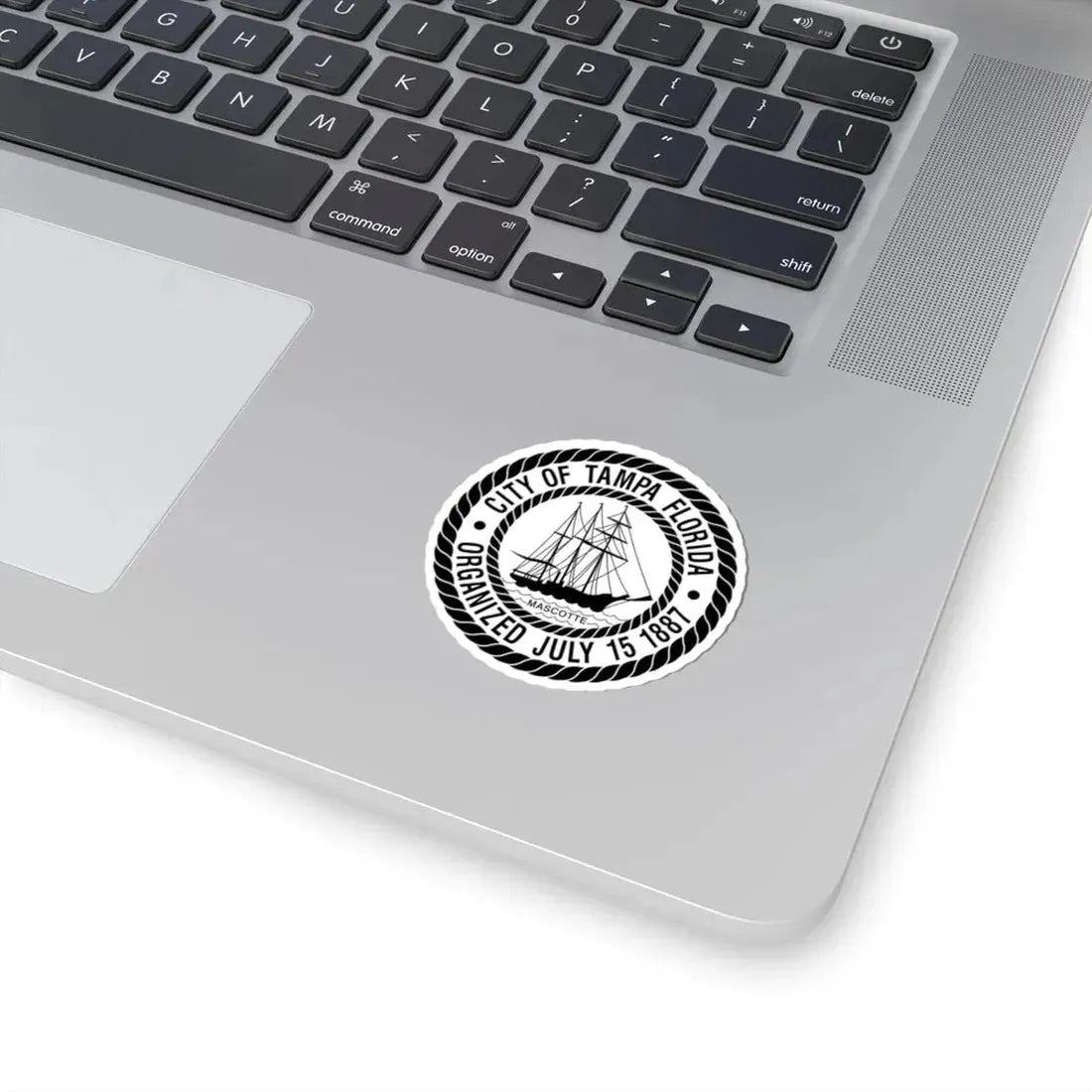 Seal of Tampa Florida (United States) STICKER Vinyl Kiss-Cut Decal - The Sticker Space