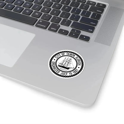 Seal of Tampa Florida (United States) STICKER Vinyl Kiss-Cut Decal - The Sticker Space