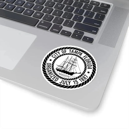 Seal of Tampa Florida (United States) STICKER Vinyl Kiss-Cut Decal - The Sticker Space