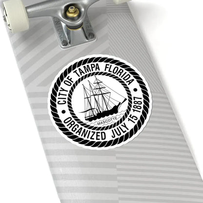 Seal of Tampa Florida (United States) STICKER Vinyl Kiss-Cut Decal - The Sticker Space