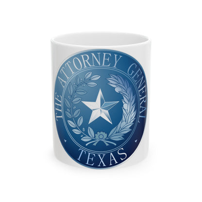 Seal of Texas Attorney General - White Coffee Mug-11oz-The Sticker Space