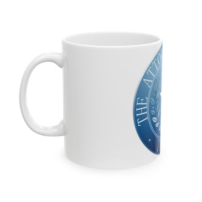 Seal of Texas Attorney General - White Coffee Mug-The Sticker Space