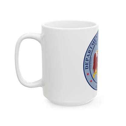 Seal of the Alabama Department of Public Safety - White Coffee Mug-The Sticker Space