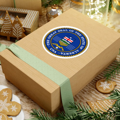 Seal of the Albertan Annexationists (Canada) (Coat of Arms) STICKER Vinyl Kiss-Cut Decal - The Sticker Space