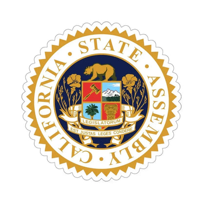 Seal of the Assembly of the State of California STICKER Vinyl Die-Cut Decal 4 Inch - The Sticker Space