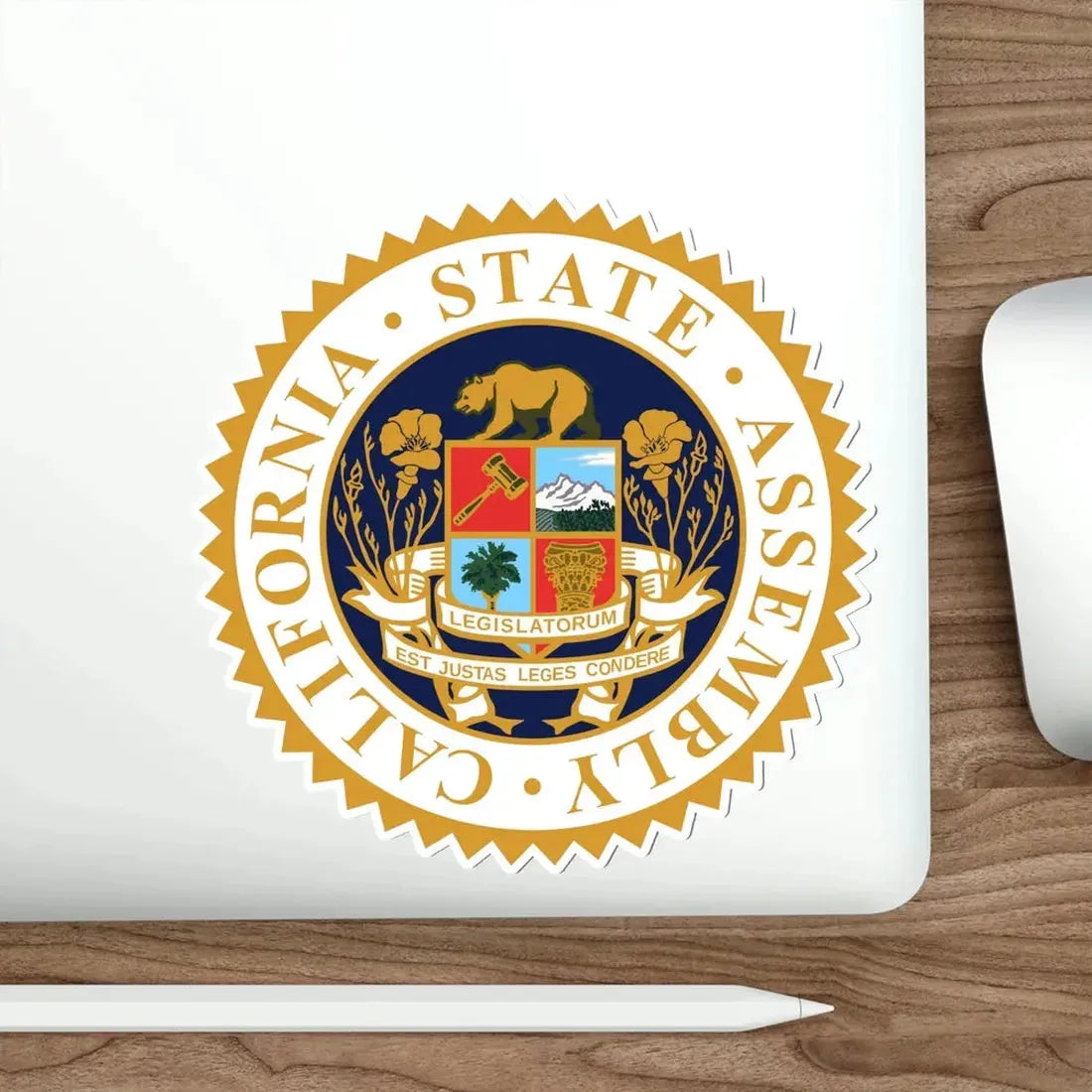 Seal of the Assembly of the State of California STICKER Vinyl Die-Cut Decal - The Sticker Space