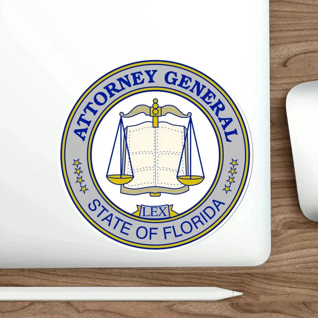 Seal of the Attorney General of Florida STICKER Vinyl Die-Cut Decal - The Sticker Space