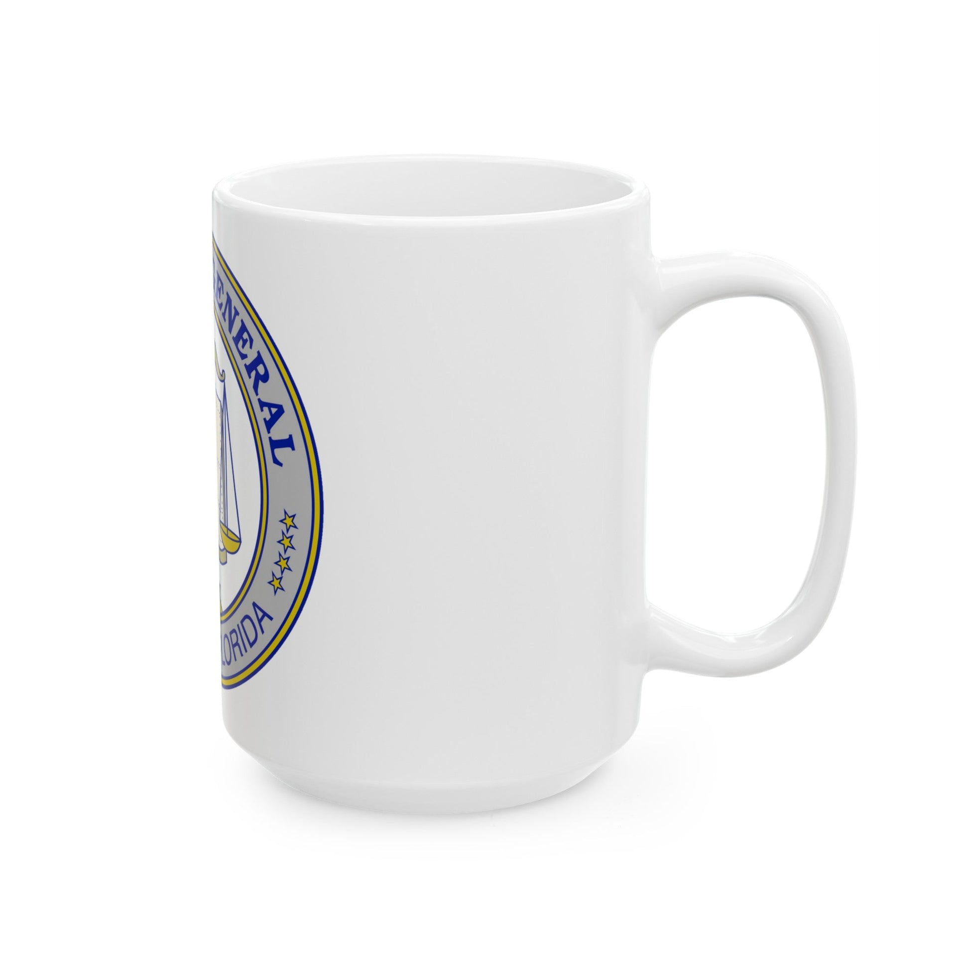 Seal of the Attorney General of Florida - White Coffee Mug-The Sticker Space