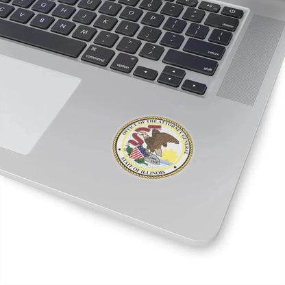 Seal of the Attorney General of Illinois - STICKER Vinyl Kiss-Cut Decal - The Sticker Space
