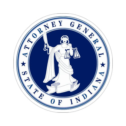 Seal of the Attorney General of Indiana STICKER Vinyl Die-Cut Decal 2 Inch - The Sticker Space