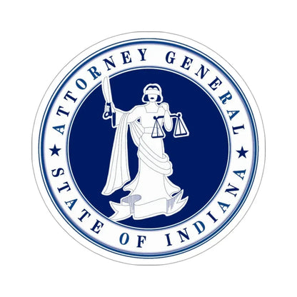 Seal of the Attorney General of Indiana STICKER Vinyl Die-Cut Decal 3 Inch - The Sticker Space
