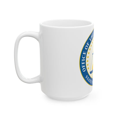 Seal of the Attorney General of New Jersey - White Coffee Mug-The Sticker Space